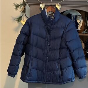 LLBean goose down puffer jacket coat